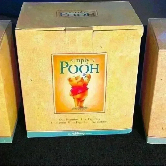 Vintage The Disney Store Simply Pooh Figurines NIB Lot of 3 - Picture 5 of 5